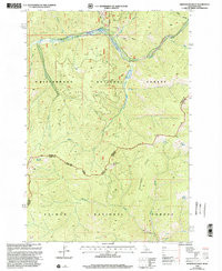 HENDERSON RIDGE, ID-MT HISTORICAL MAP GE