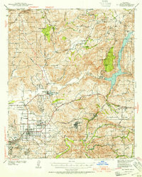 EL CAJON, CA HISTORICAL MAP GEOPDF 15X15