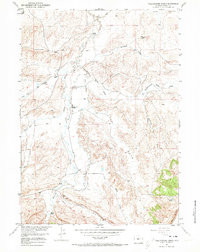 YELLOWSTONE RANCH, WY HISTORICAL MAP GEO