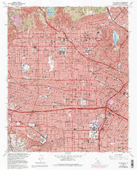 HOLLYWOOD, CA HISTORICAL MAP GEOPDF 7.5X