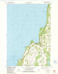 EGG HARBOR, WI HISTORICAL MAP GEOPDF 7.5