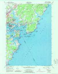 KITTERY, ME-NH HISTORICAL MAP GEOPDF 7.5