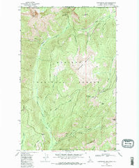 CONTINENTAL MOUNTAIN, ID HISTORICAL MAP