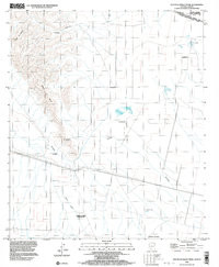 SOUTH OF BAILEY PEAK, AZ HISTORICAL MAP
