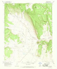 OCATE, NM HISTORICAL MAP GEOPDF 7.5X7.5