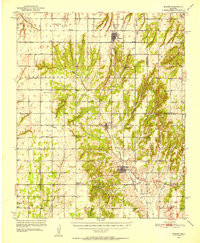 BINGER, OK HISTORICAL MAP GEOPDF 15X15 G