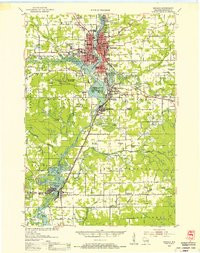 WAUSAU, WI HISTORICAL MAP GEOPDF 15X15 G