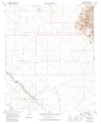 IRIS WASH, CA HISTORICAL MAP GEOPDF 7.5X