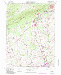WIND GAP, PA HISTORICAL MAP GEOPDF 7.5X7