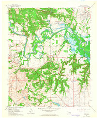 RAVIA, OK HISTORICAL MAP GEOPDF 7.5X7.5