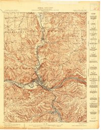 WARREN, PA-NY HISTORICAL MAP GEOPDF 15X1