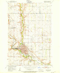 JAMESTOWN, ND HISTORICAL MAP GEOPDF 7.5X