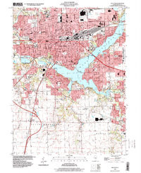 DECATUR, IL HISTORICAL MAP GEOPDF 7.5X7.