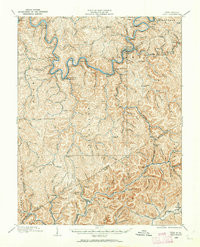 CLAY, WV HISTORICAL MAP GEOPDF 15X15 GRI