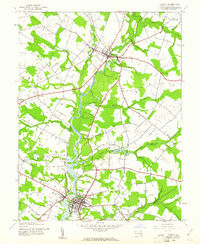 DENTON, MD HISTORICAL MAP GEOPDF 7.5X7.5