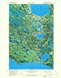 PIGEON DAM LAKE, MN HISTORICAL MAP GEOPD