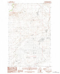 LAKE BOWDOIN, MT HISTORICAL MAP GEOPDF 7