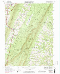 BREEZEWOOD, PA HISTORICAL MAP GEOPDF 7.5