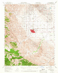 COALINGA, CA HISTORICAL MAP GEOPDF 15X15