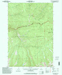 SOURDOUGH PEAK, ID HISTORICAL MAP GEOPDF