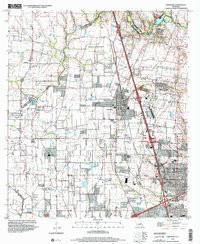 CARENCRO, LA HISTORICAL MAP GEOPDF 7.5X7