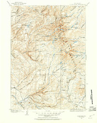 CLOUD PEAK, WY HISTORICAL MAP GEOPDF 30X