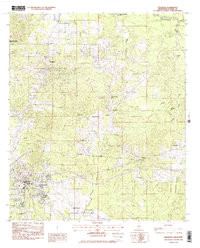 BRANDON, MS HISTORICAL MAP GEOPDF 7.5X7.