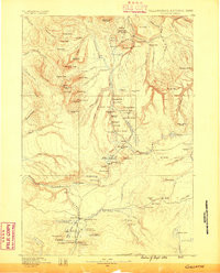 GALLATIN, WY-MT HISTORICAL MAP GEOPDF 30