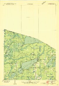 PHELPS, WI-MI HISTORICAL MAP GEOPDF 15X1
