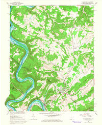 PETERSTOWN, WV-VA HISTORICAL MAP GEOPDF