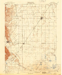 VACAVILLE, CA HISTORICAL MAP GEOPDF 15X1