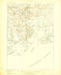 MACHIAS, ME HISTORICAL MAP GEOPDF 15X15