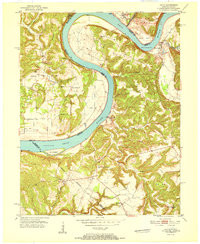 ALTON, IN-KY HISTORICAL MAP GEOPDF 7.5X7