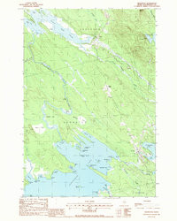 BROOKTON, ME HISTORICAL MAP GEOPDF 7.5X7