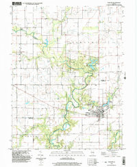 OAKLAND, IL HISTORICAL MAP GEOPDF 7.5X7.