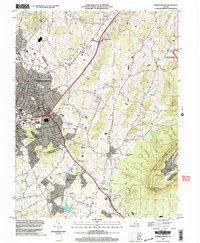 HARRISONBURG, VA HISTORICAL MAP GEOPDF 7
