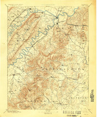 LURAY, VA HISTORICAL MAP GEOPDF 30X30 GR