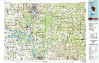 WAUSAU, WI HISTORICAL MAP GEOPDF 30X60 G