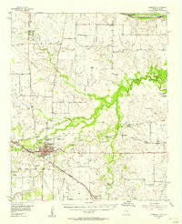 HENRIETTA, TX-OK HISTORICAL MAP GEOPDF 1