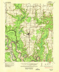 GILLETT, AR HISTORICAL MAP GEOPDF 15X15