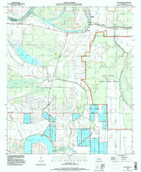FROGMORE, LA HISTORICAL MAP GEOPDF 7.5X7