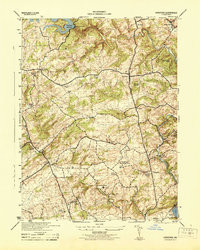 HEREFORD, MD HISTORICAL MAP GEOPDF 7.5X7