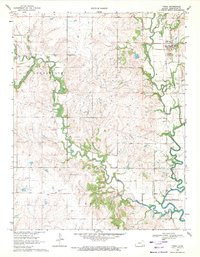 VIRGIL, KS HISTORICAL MAP GEOPDF 7.5X7.5