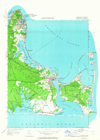 EDGARTOWN, MA HISTORICAL MAP GEOPDF 7.5X