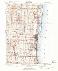 WAUKEGAN, IL-WI HISTORICAL MAP GEOPDF 15