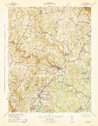 LAUREL, MD HISTORICAL MAP GEOPDF 15X15 G