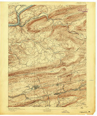CATAWISSA, PA HISTORICAL MAP GEOPDF 15X1