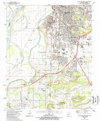 SOUTH FORT SMITH, AR-OK HISTORICAL MAP G