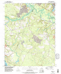 ROXBURY, VA HISTORICAL MAP GEOPDF 7.5X7.