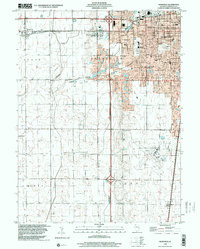 BONDVILLE, IL HISTORICAL MAP GEOPDF 7.5X